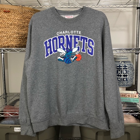Urban Outfitters Tops - MITCHELL & NESS | Charlotte Hornets NBA pullover